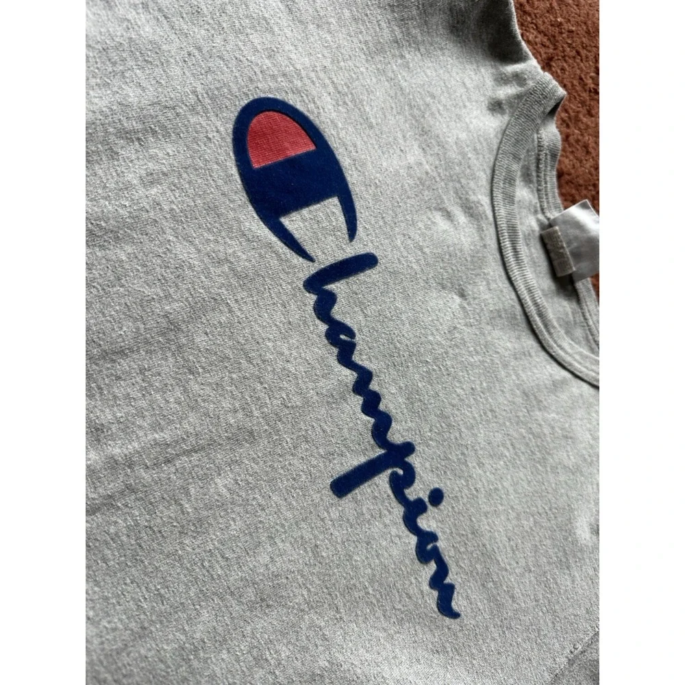 Grey Champion Velvet‎ Spell Out Short Sleeve Men's T Shirt XL Extra Large - Picture 2 of 5